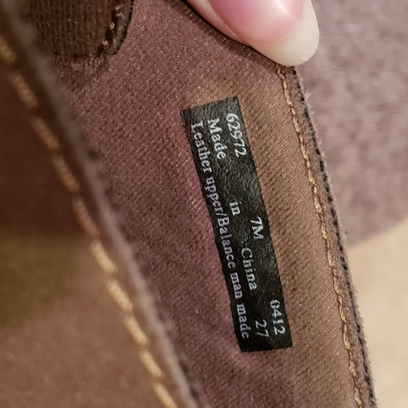 3 in. Authentic Leather Suede Oxford Booties - Picture 7 of 8